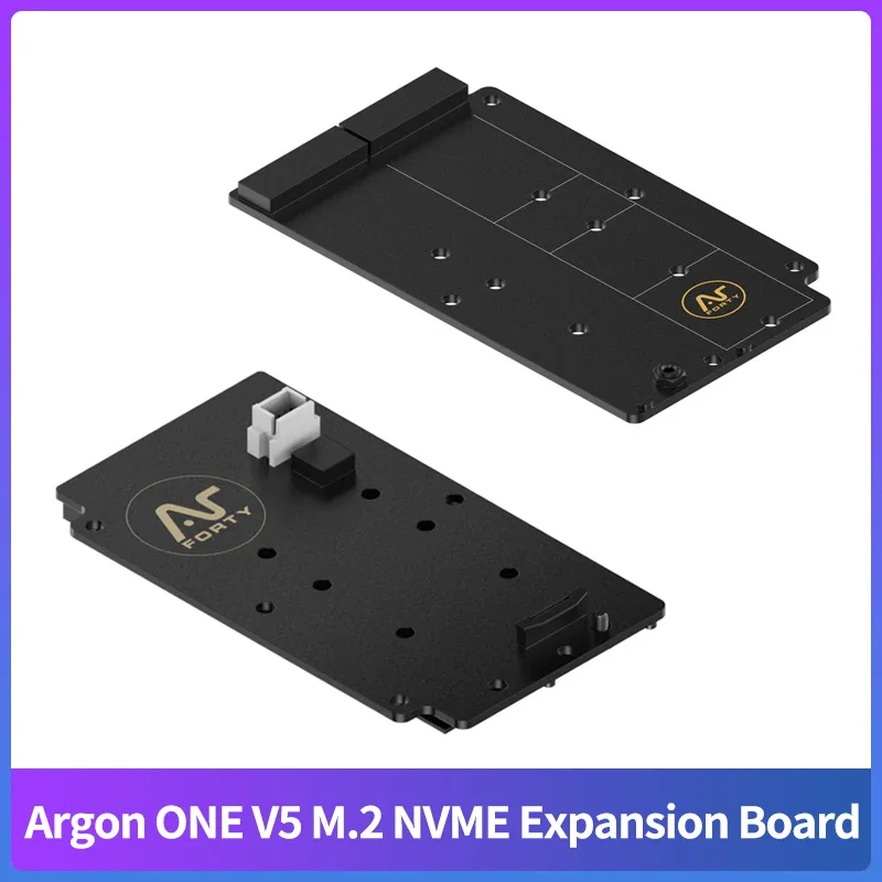 Placa de expansión Argon ONE V5 M.2 NVME solo ranura PCIe NVMe simple/doble para Argon ONE V5 Raspberry Pi 5