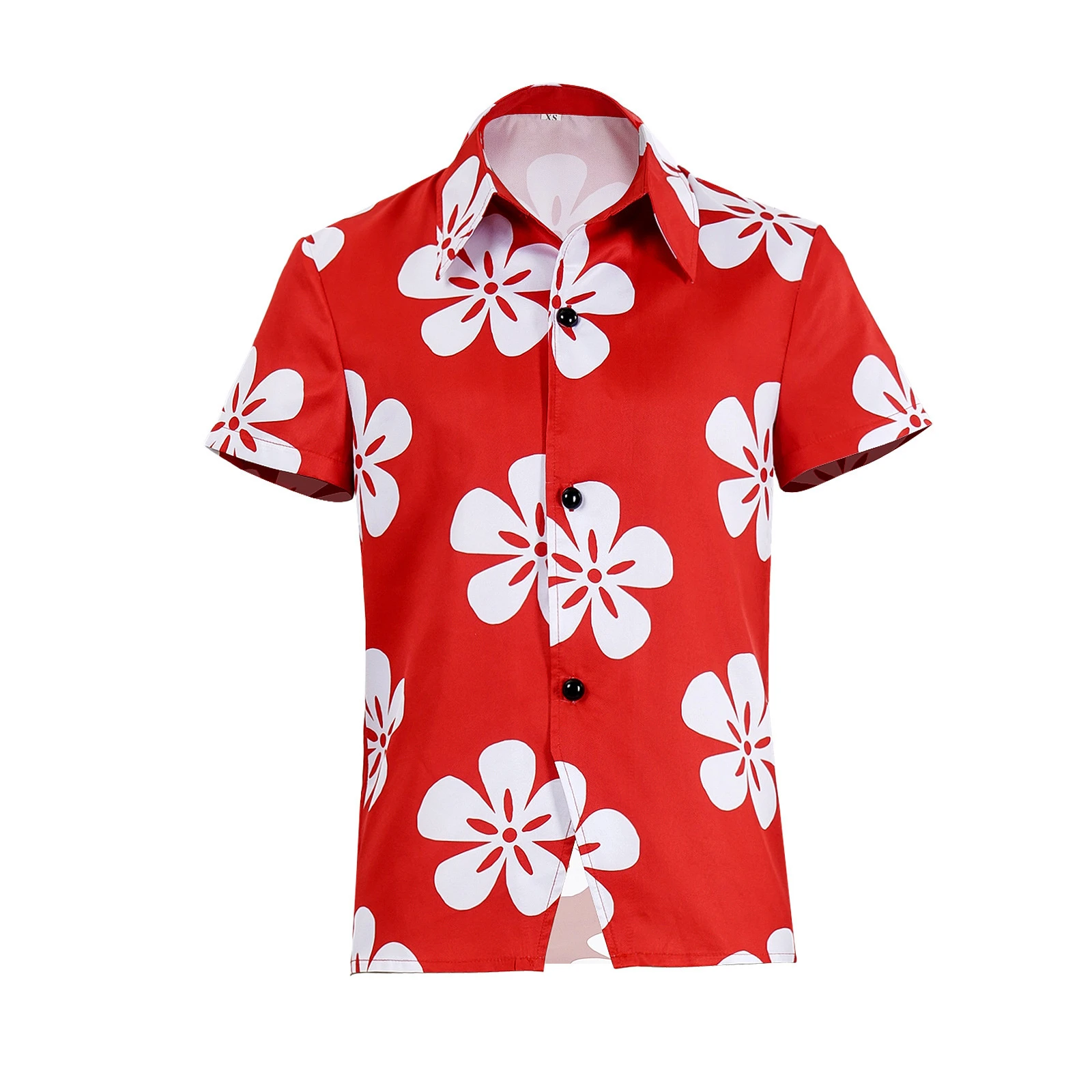 

Mr. Snake Cosplay Costume Anime Bad Men Red Flower Shirt Short Sleeved Summer Beach T-Shirt Halloween Carnival Party Top