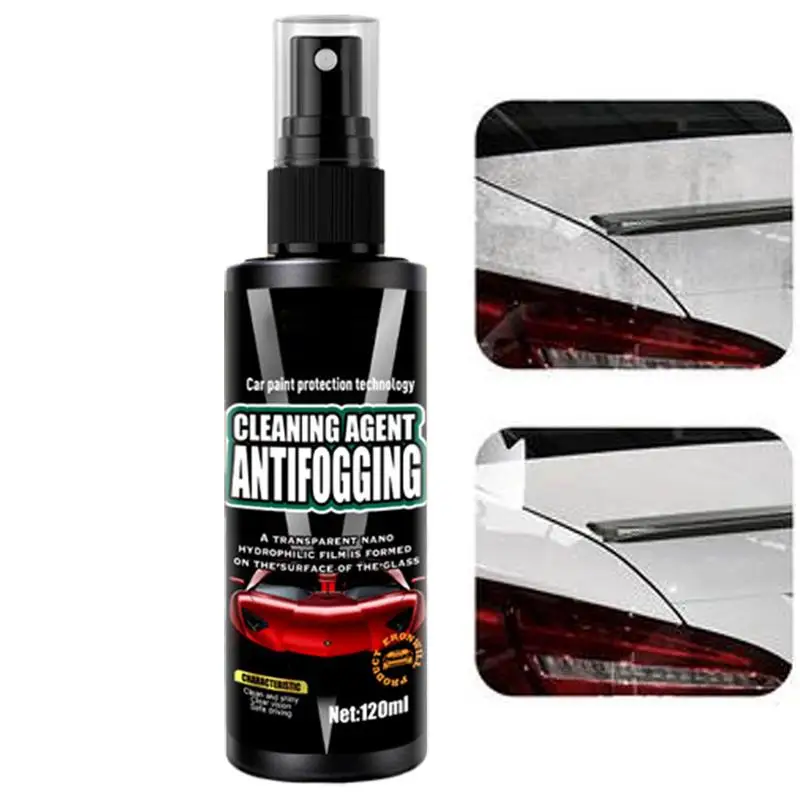 120ml carro anti-nevoeiro spray de vidro antiembaçante agente de revestimento desembaçador telas de janelas de automóveis espelho pára-brisa desembaçamento mais limpo