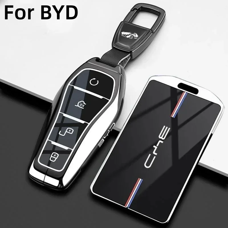 NEUE Zinklegierung Autoschlüssel-Hülle für BYD SEAL Atto 3 Han EV Dolphin Lied Tang Dm Qin PLUS Song Pro MAX Yuan Zubehör
