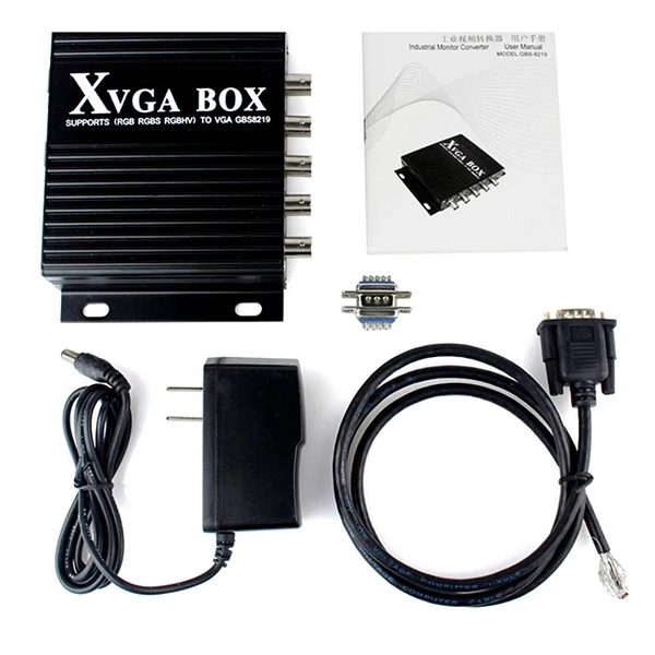 GBS-8219 XVGA Box Rgb Mda Cga Ega To Vga Video Converter Used For Video Signal Conversion On Industrial Equipment