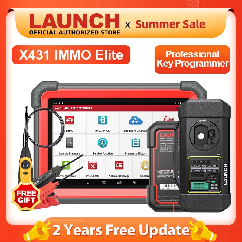 GL LAUNCH X431 IMMO Elite Key Programming Tool Automotive Key Programmer Diagnostc Scanner Autoscanner Auto Diagnost Immobilizer