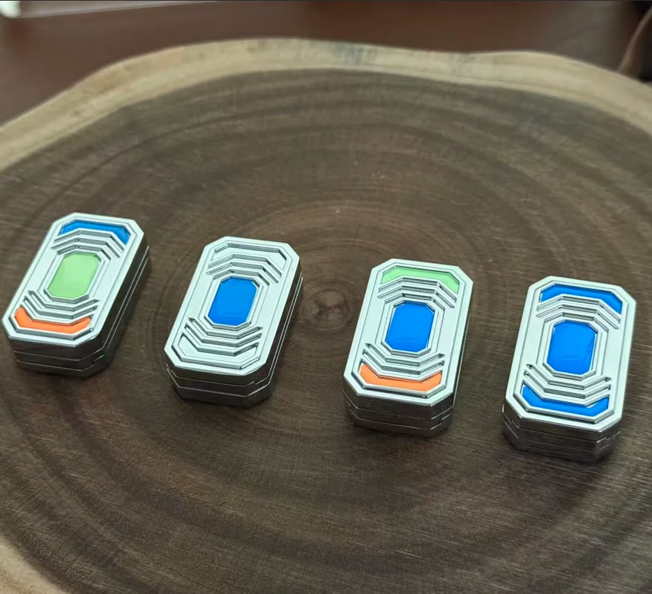 

Магнитный фиджет-слайдер: трехслойная металлическая карта-кликер, тактильная сенсорная игрушка, крутой гаджет, подарок для снятия стресса и тревоги