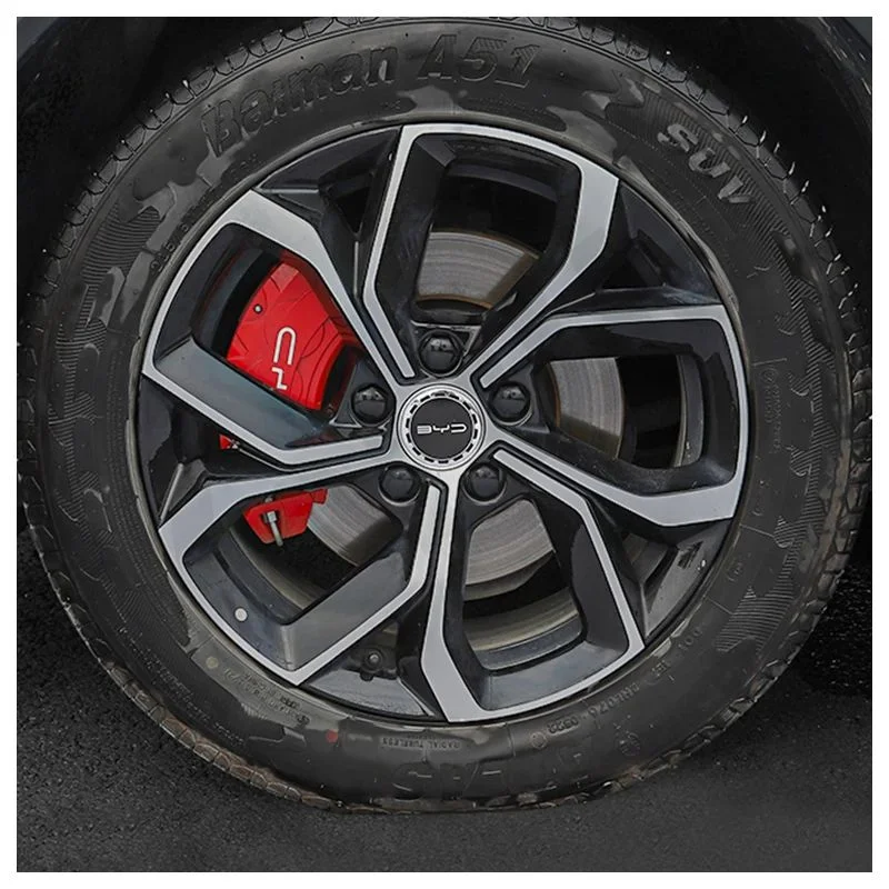 غطاء زخرفة لوحة عجلة قيادة السيارة ، غطاء مركز العجلة ، ملصق صب القطع ، BYD ، ATTO 3 ، YUAN PLUS ، SONG ، HAN ، Teng