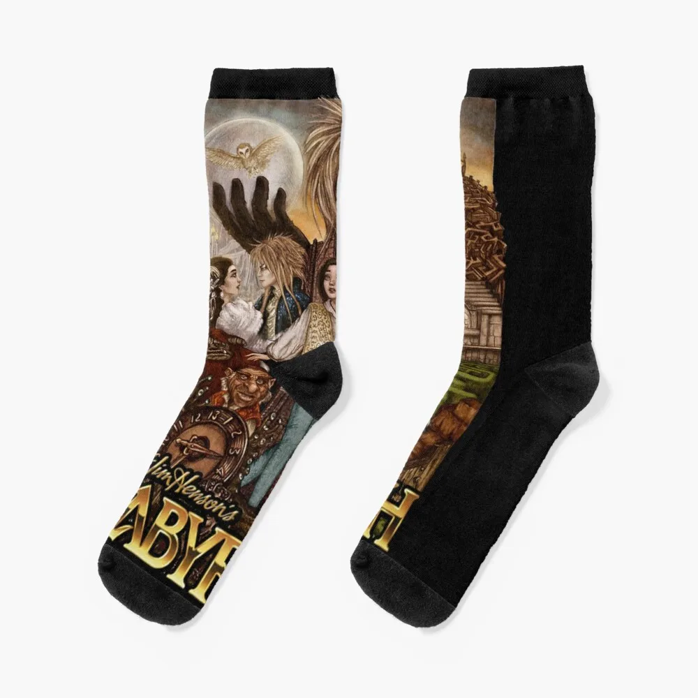 cartoons the labyrinth film idol art gift for fans Socks Anti-Slip Socks Man Warm Socks Winter Woman