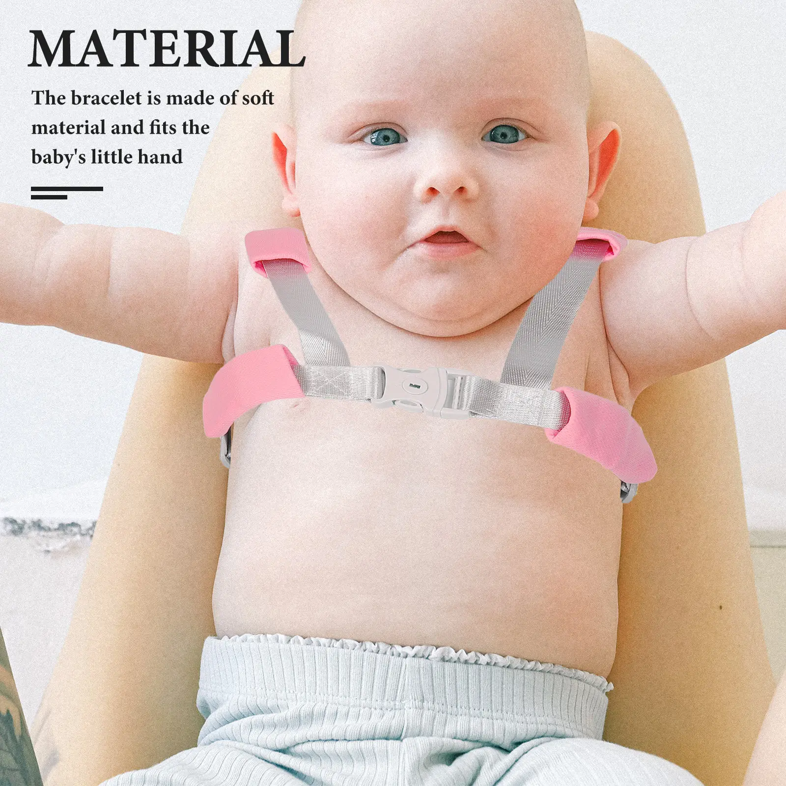 

Toddler Anti-Lost Wristband Adjustable Baby Safety Harness Leash Spring Rope Child Safety Strap Walking Harness