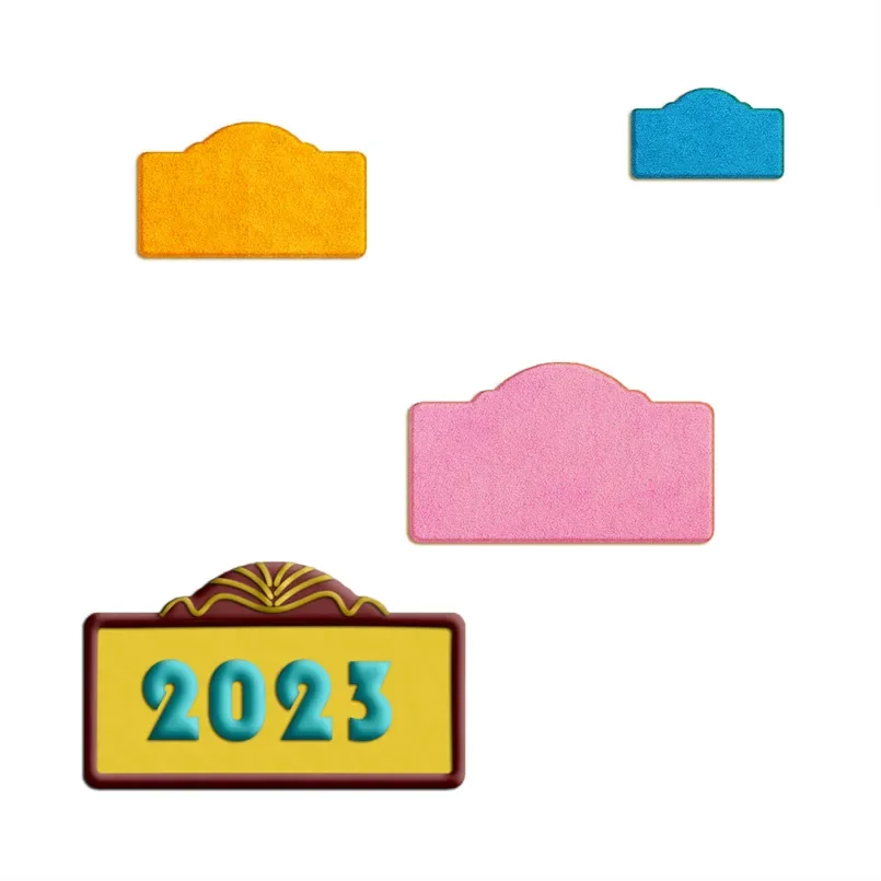 Four Specifications Cartoon Architectural Graphics,House Number,Plastic Mold,Cake Fondant Tools,Cookie Sushi and Fruits Cutters