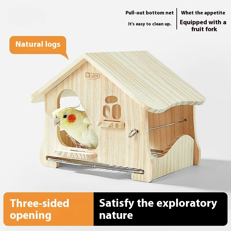 

Parrot Bird Nest All-season Universal Pull-out Stainless Steel Bottom Net
