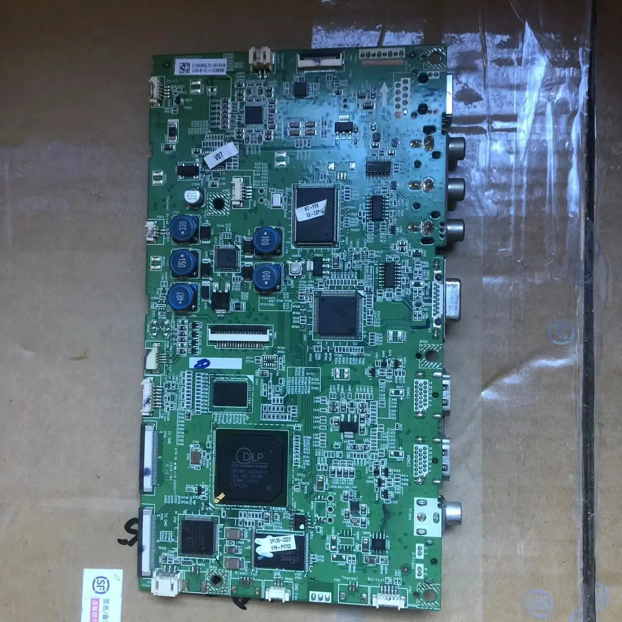 Replacement part For Vivitek D873ST Projector Power supply /mainboard / 1024-6038B DMD CHIP and housing / PF21DC1105 color wheel