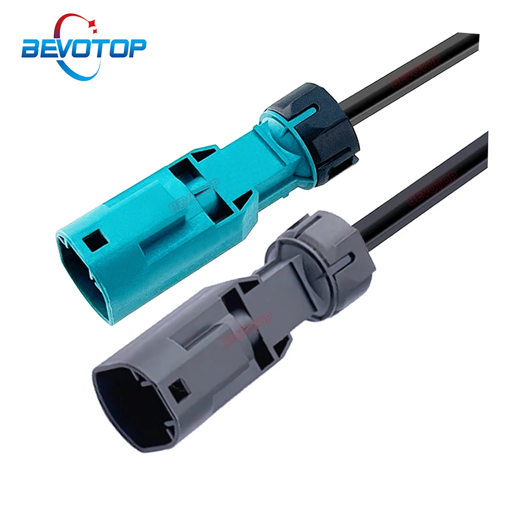 1PCS Waterproof HSD Car Video Line Black A to Water Blue Z M/M Plug High Speed 4-Core 535 LVDS Wire Harness BEVOTOP Auto Cable