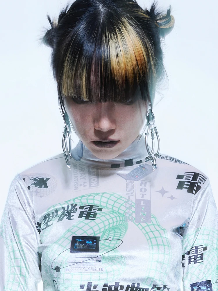 2024 New Machine Heavy Earrings Cyberpunk Style Men\'s And Women\'s Jewelry Party Gifts