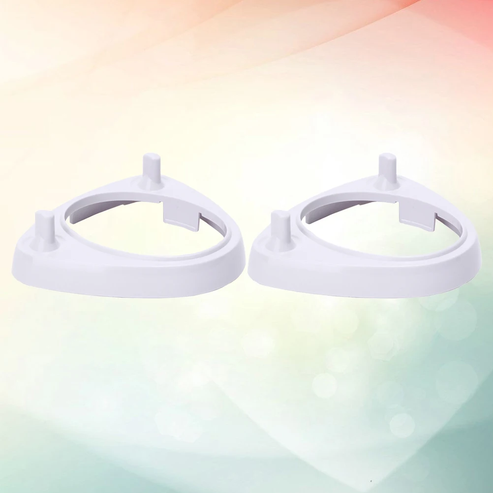 

2pc Electric Toothbrush Base Bracket Creative Toothbrush Stand For Bath Pen Storage Minimalist Design Brush Holder Drying Base