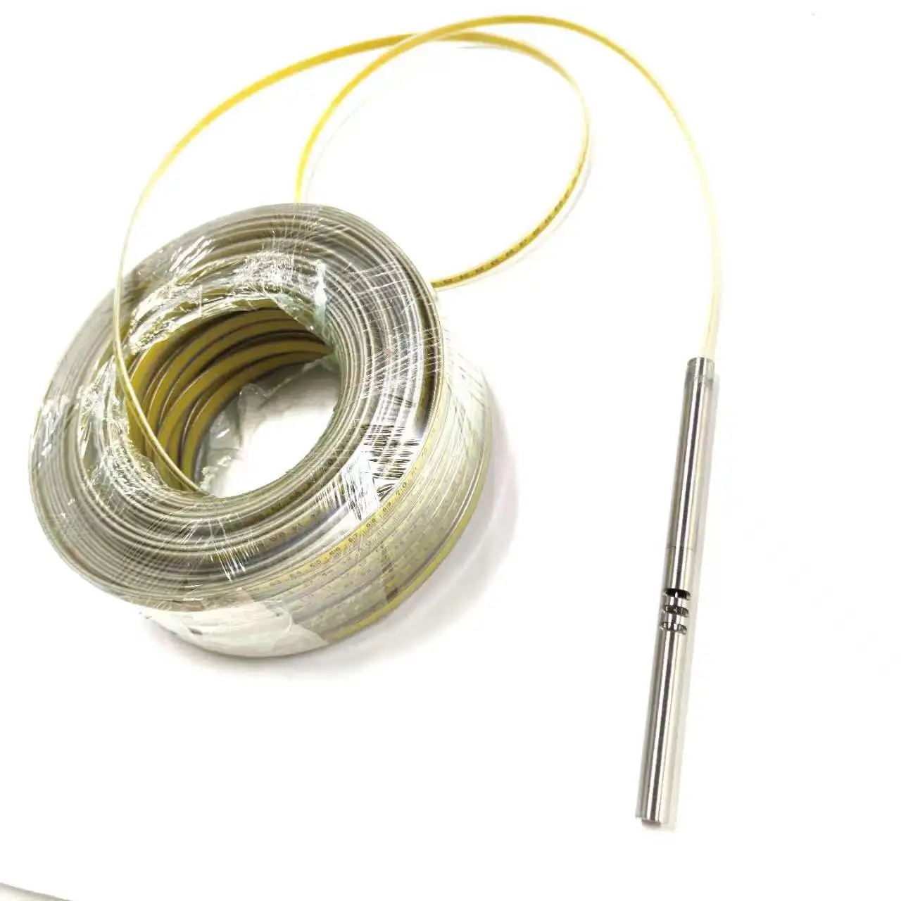 100m Water Level Measurement Tape & Probe 14mm Sensor Head Water Level Meter Steel Ruler Cable for Hydrogeology