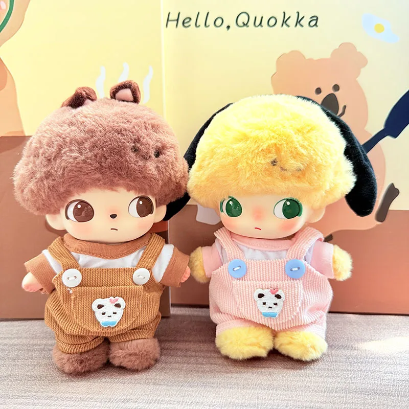 

DIMOO WORLD Doll Decor Accessories Outfit - 15/17cm Labubu Clothes Capsule Rabbit Suspender Pants Animal Collection