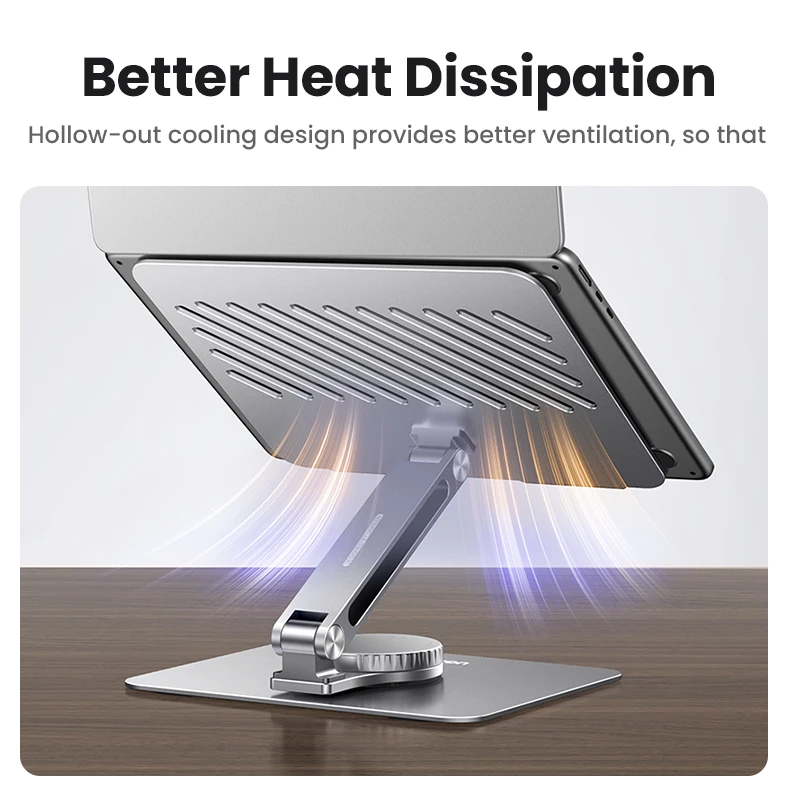 UGREEN Laptop Stand For Macbook Air Pro Laptop Support Macbook Pro Aluminum Vertical Notebook Stand Tablet Stand Laptop Holder - Image 6