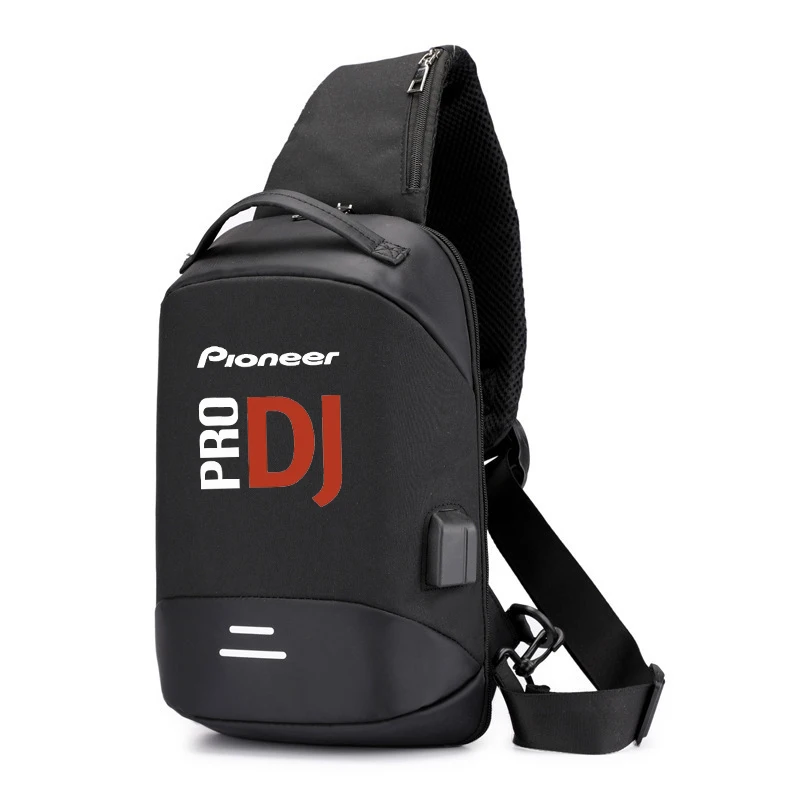 Pioneer Pro Dj-Bolso de hombro multifuncional para hombre, bandolera de viaje a la moda para pareja, bolso de pecho deportivo informal para