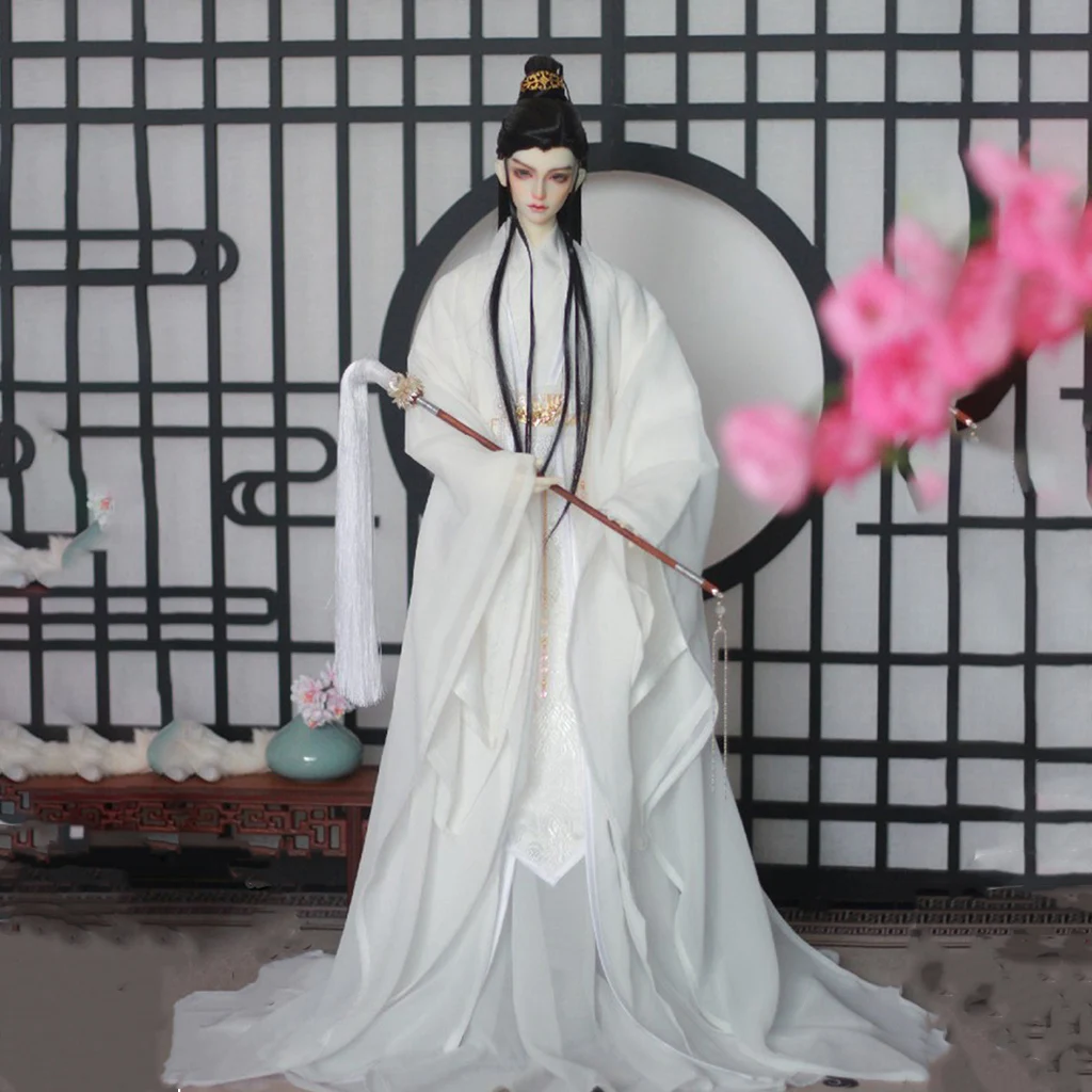 

1/3 BJD Hanfu Ancient Costume Robe Warrior Outfit For SD13 POPO68 Longhun73 ID75 Strong Uncle Doll Clothes Accessories A1621-B