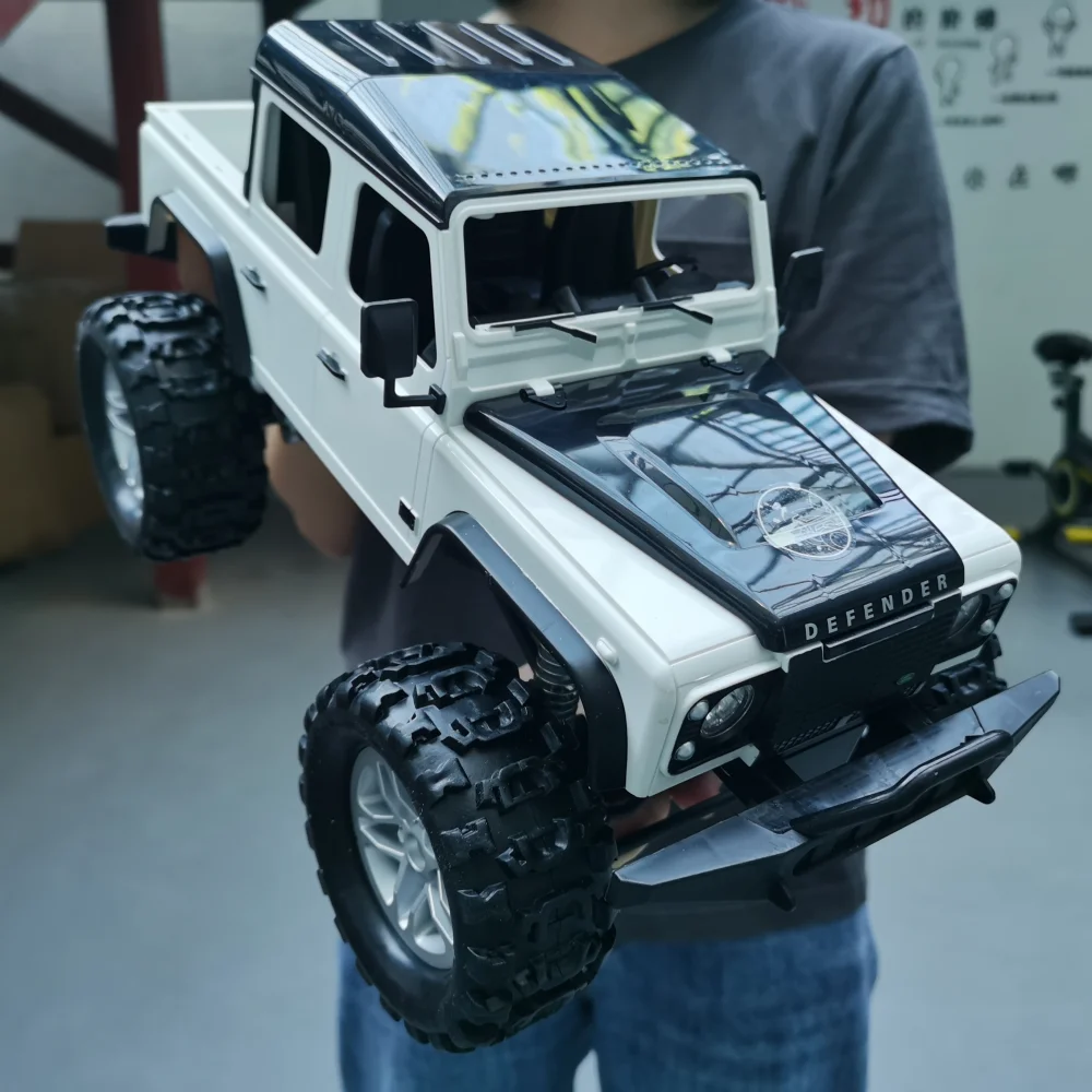 Carros de escalada com controle remoto duplo, 2.4g, 4wd, carro de corrida de alta velocidade simulado, veículo elétrico off road, brinquedos para meninos, presentes