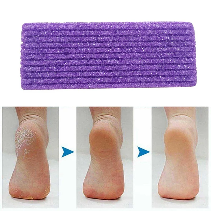 Esponja pómez para pedicura, 12 piezas, para exfoliar los callos de los pies, eliminar la piel dura, depurador de pedicura