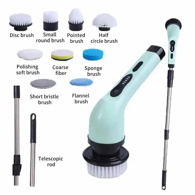 Wireless Electric Cleaning Brush Bathroom Window Kitchen Automotive Multifunctional Household Rotating Machine