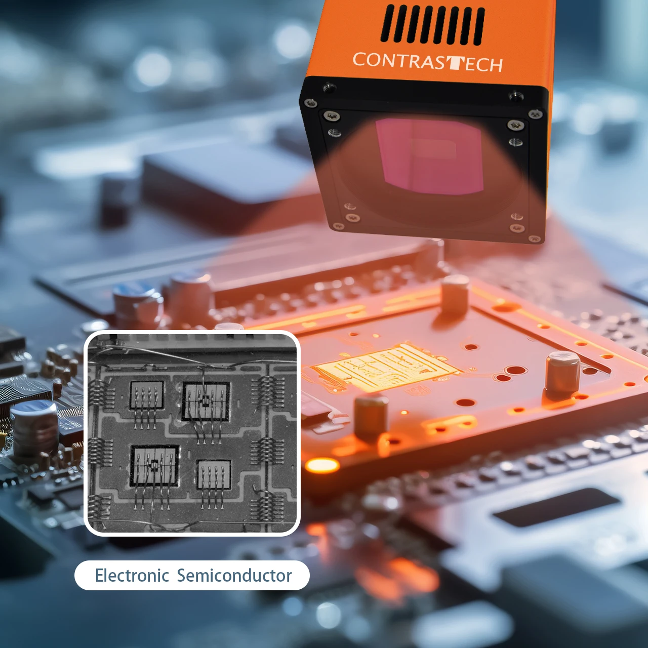 65MP 71fps GMAX3265 CoaXPress Large Format Industrial Camera for 3D AOI