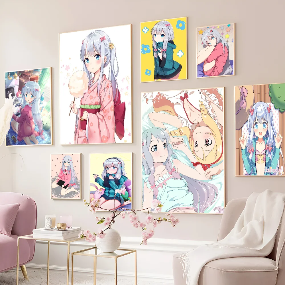 

Anime Izumi Sagiri Good Quality Prints And Posters Vintage Room Home Bar Cafe Decor Aesthetic Art Wall Painting