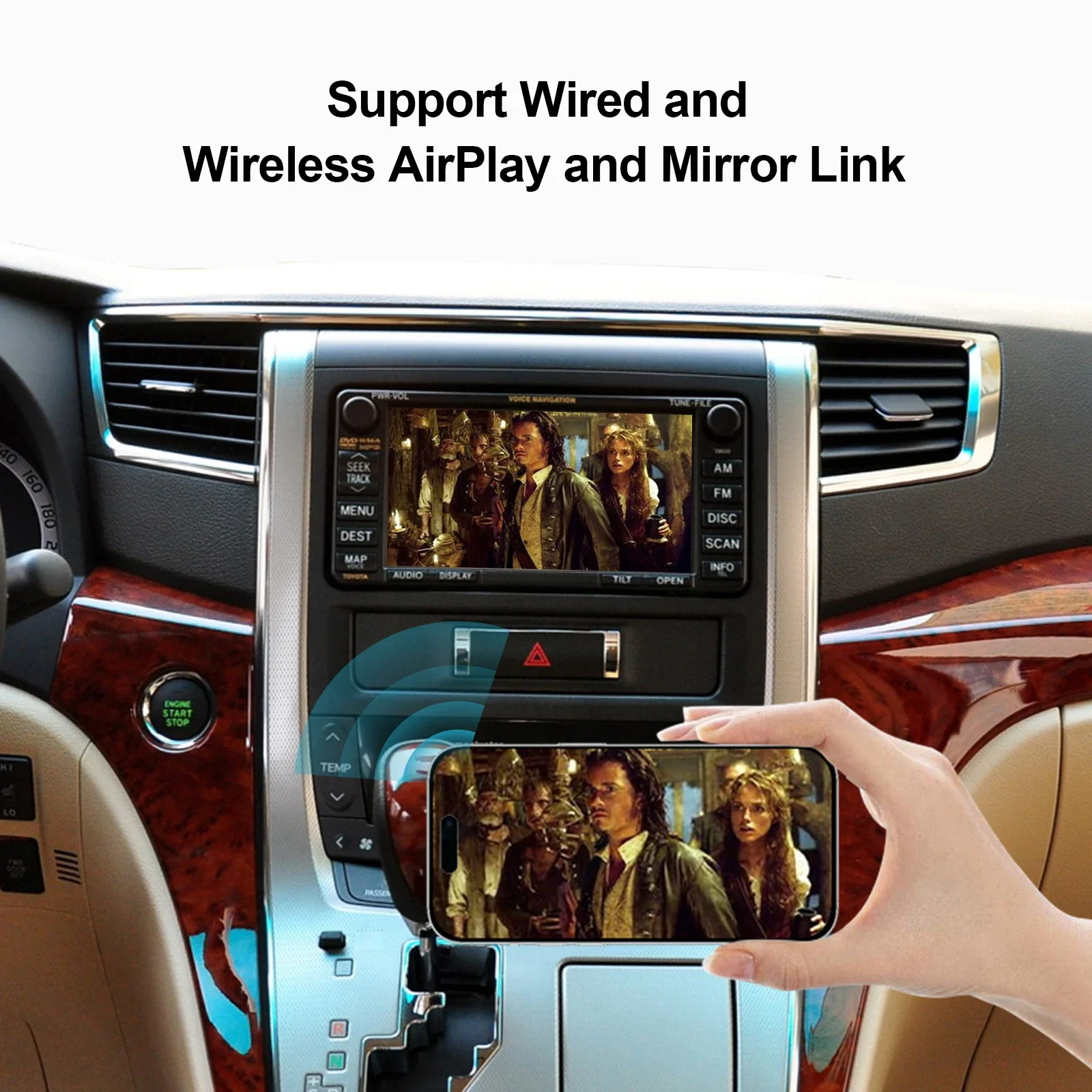 Best Seller Exploter LVDS Universal Carplay Android Auto Integration Retrofit Android Auto Module With CVBS LVDS RGB Output Vide