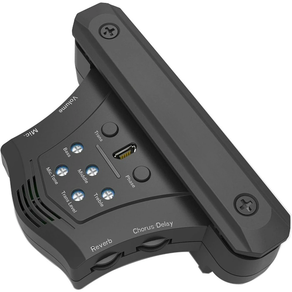 

Upgraded version-AcoustiFex Go, Acoustic Guitar Pickup, Preamp and Effects System-Free shipping,Hot-Sell!