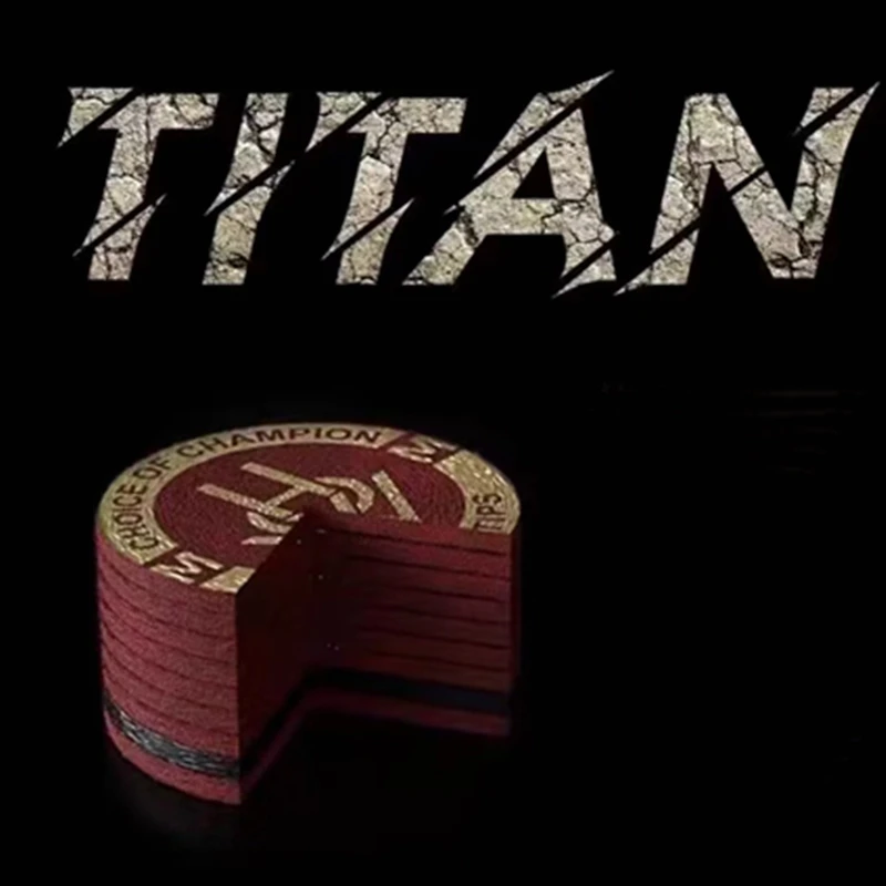 HOW-Titan Tips for Pool Cue, Snooker Cue Tip, Glue on Tip, Billiard Stick Tips, Billiard Accessories, S M H 14mm