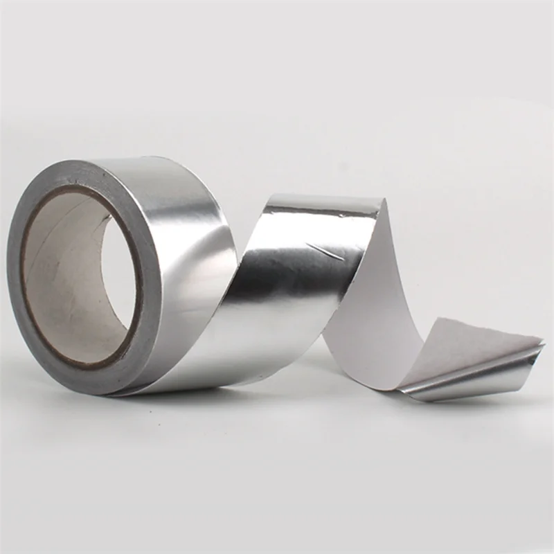 Hochleistungsband aus Aluminiumfolie, hohe Temperaturabdichtung für HVAC-Luftkanäle, Metallreparatur, Foamboard-Isolierung, Trocknerentlüftung – Detail 10