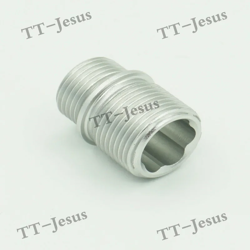 Adaptor ulir aluminium 11mm benang searah 14mm ke 11mm searah jarum jam atau searah jarum jam adaptor G17