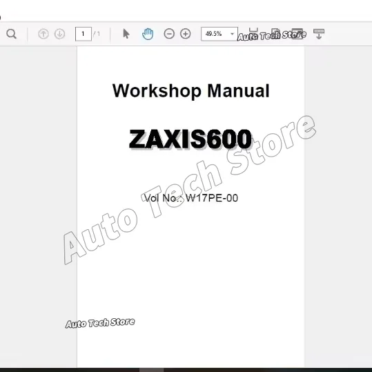 For Hitachi Full Shop Manual Set 2019 Workshop Technical Manual PDF Automobiles Car Repair Tool Diagnostic Tools