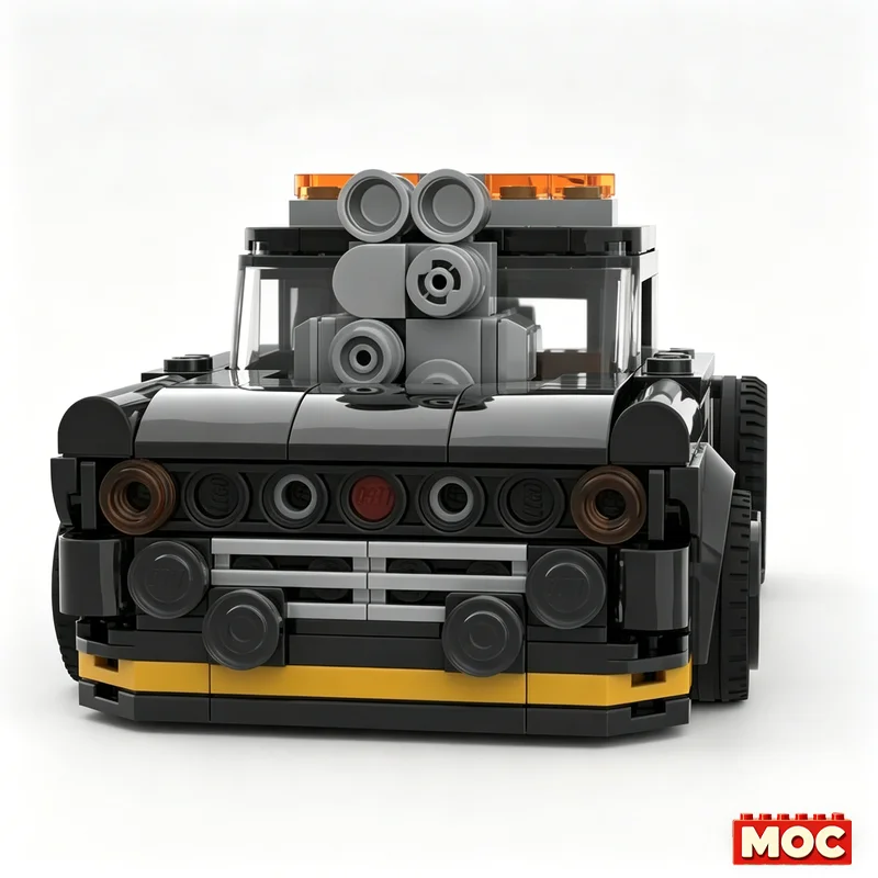 360 PCS Customize 1977 F-350 Custom Tow Truck Pac D Model MOC Creative Vehicle Building Blocks Assembly Education Toy Xmas Gift