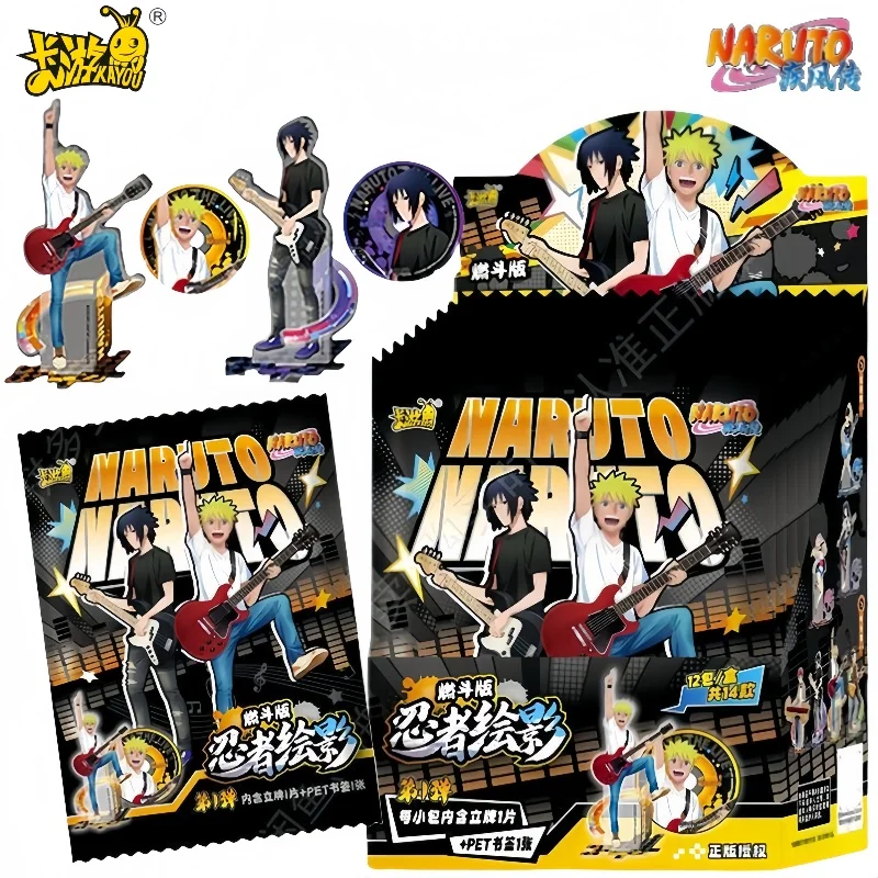 

KAYOU Genuine NARUTO Concert Theme Series Anime Standing Card Game Anime Peripheral Collection Toy Card Gift Original Box