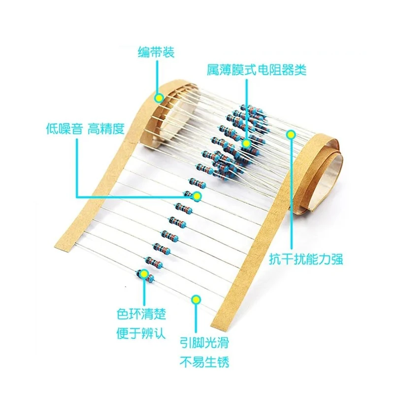 LED beads, light-emitting diodes, current limiting and voltage reducing resistors, 5V/12V/24V/36V/220V socket accessories