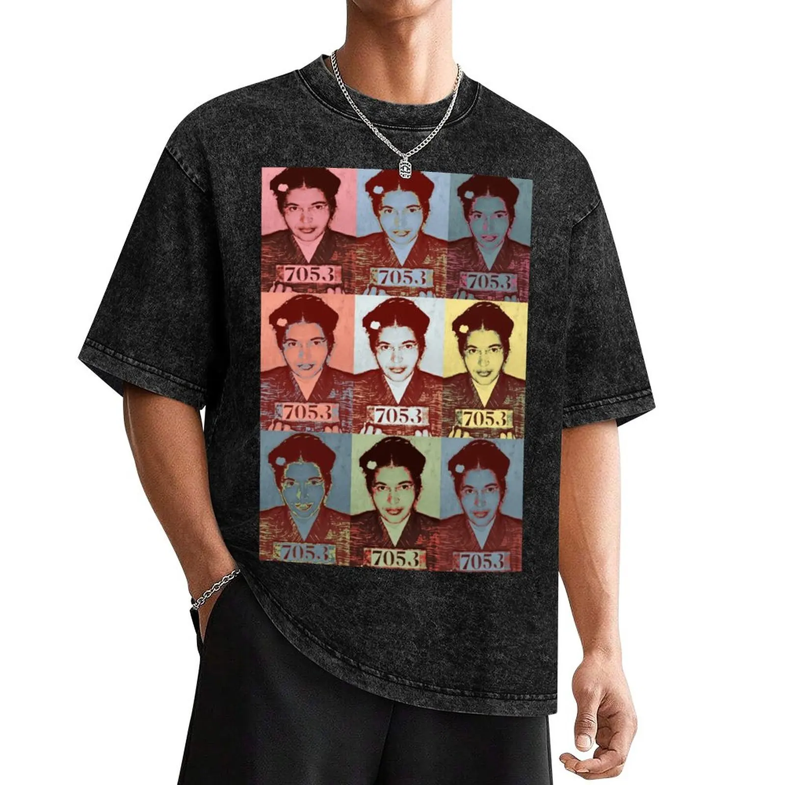 

Rosa Parks Mugshot T-Shirt anime t shirts Louboutins korean fashion plain white t shirts men