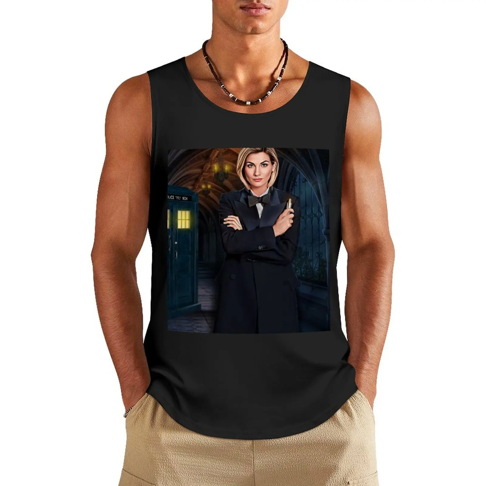 

Tux 13th Tank Top Man gym clothes Vest
