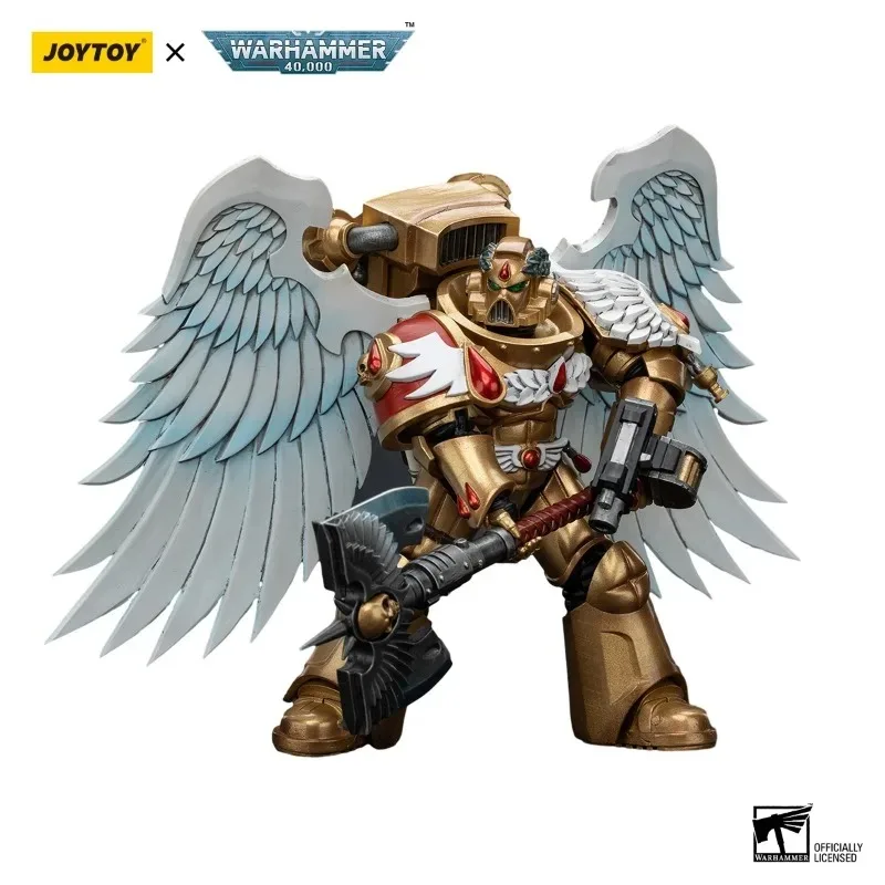 [W MAGAZYNIE] JOYTOY 1/18 Figurka akcji Warhammer 40K Blood Angels Sanguinary Guard Anime Model wojskowy Chłopiec Prezent świąteczny Zabawki