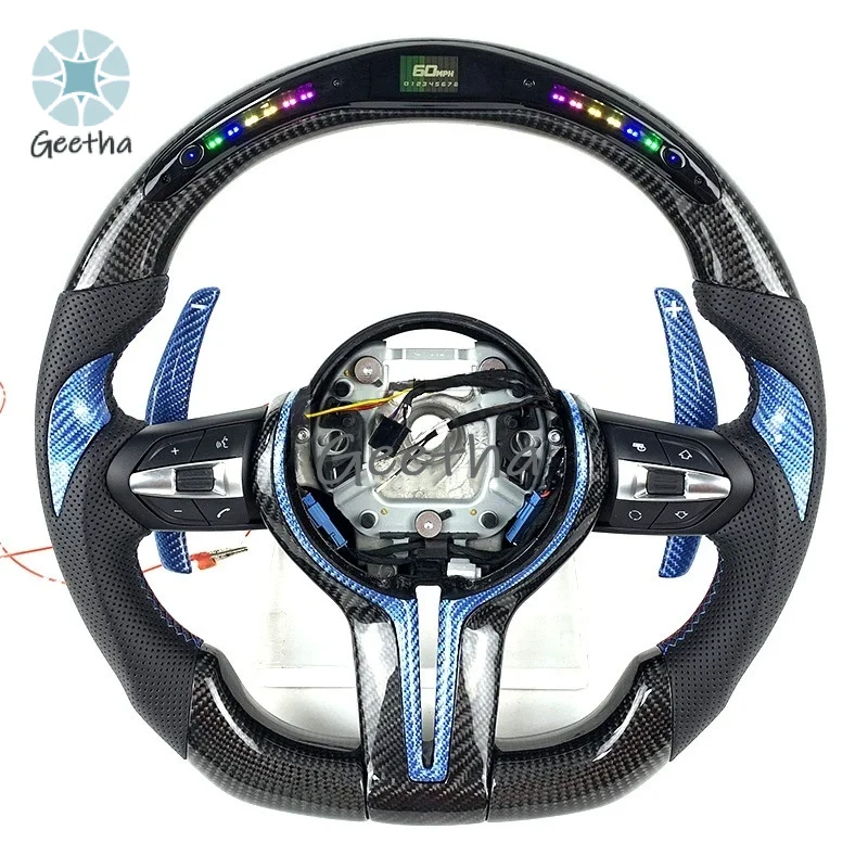 

For Custom Paddle Shift Leather Alcantara Carbon Fiber M Sport Steering Wheel for BMW F15 F16 F20 F22 F30 F80 M3 M6 F Series