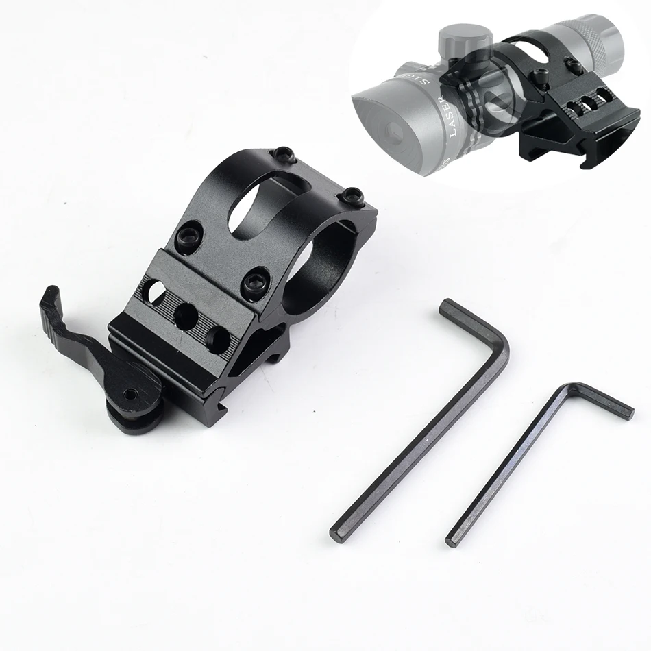 คลิปติดตั้งของเล่น, คลิปติดตั้งไฟฉายเลเซอร์, วัสดุอลูมิเนียมอัลลอยด์, สำหรับติดตั้งบนฐานขนาด 20 มม.