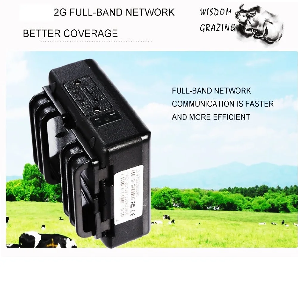 Rastreador gps bateria grande 4000mah coleira solar para vaca ovelha gado cavalo camelo caça cão pombo animal rastreamento gps rydv24 (2g)