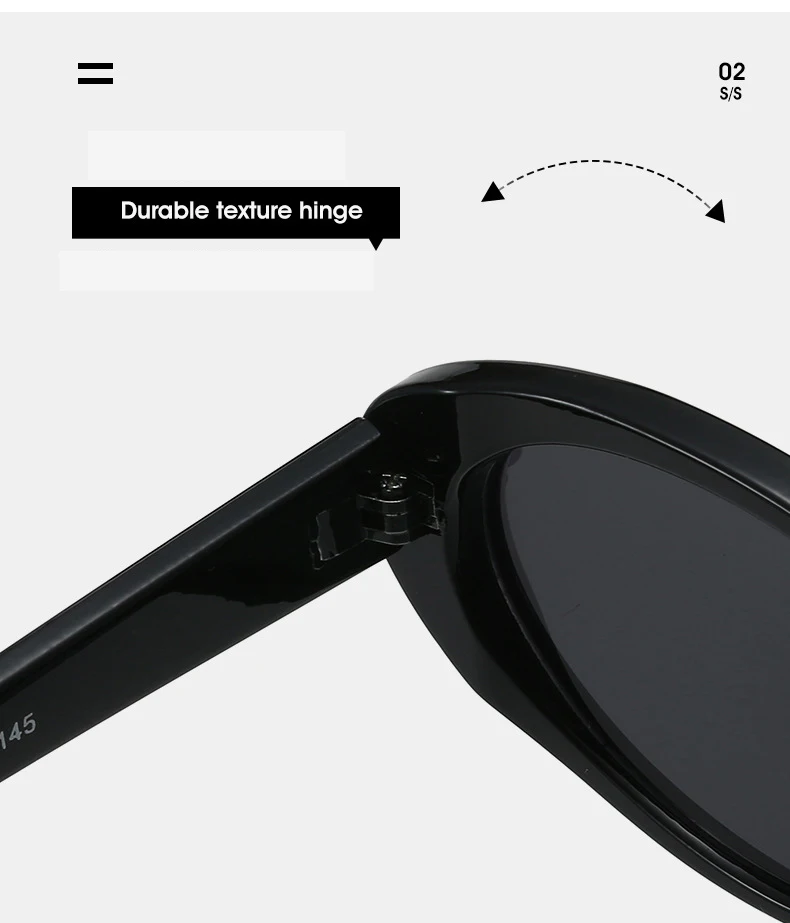 Retro Vintage Oval Sonnenbrille Frau 2024 Marke Designer Runde Sonnenbrille Männer UV400 Punk Stil Luxus Brillen Weibliche Oculus – Detail 13