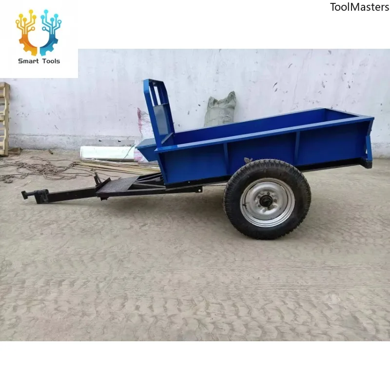 

【Hot Sale】Small Walking Tractor Pulls Agricultural Vehicles 1.5 Tons Mountain Climbing Truck Loaded Grain Trailer Bucket