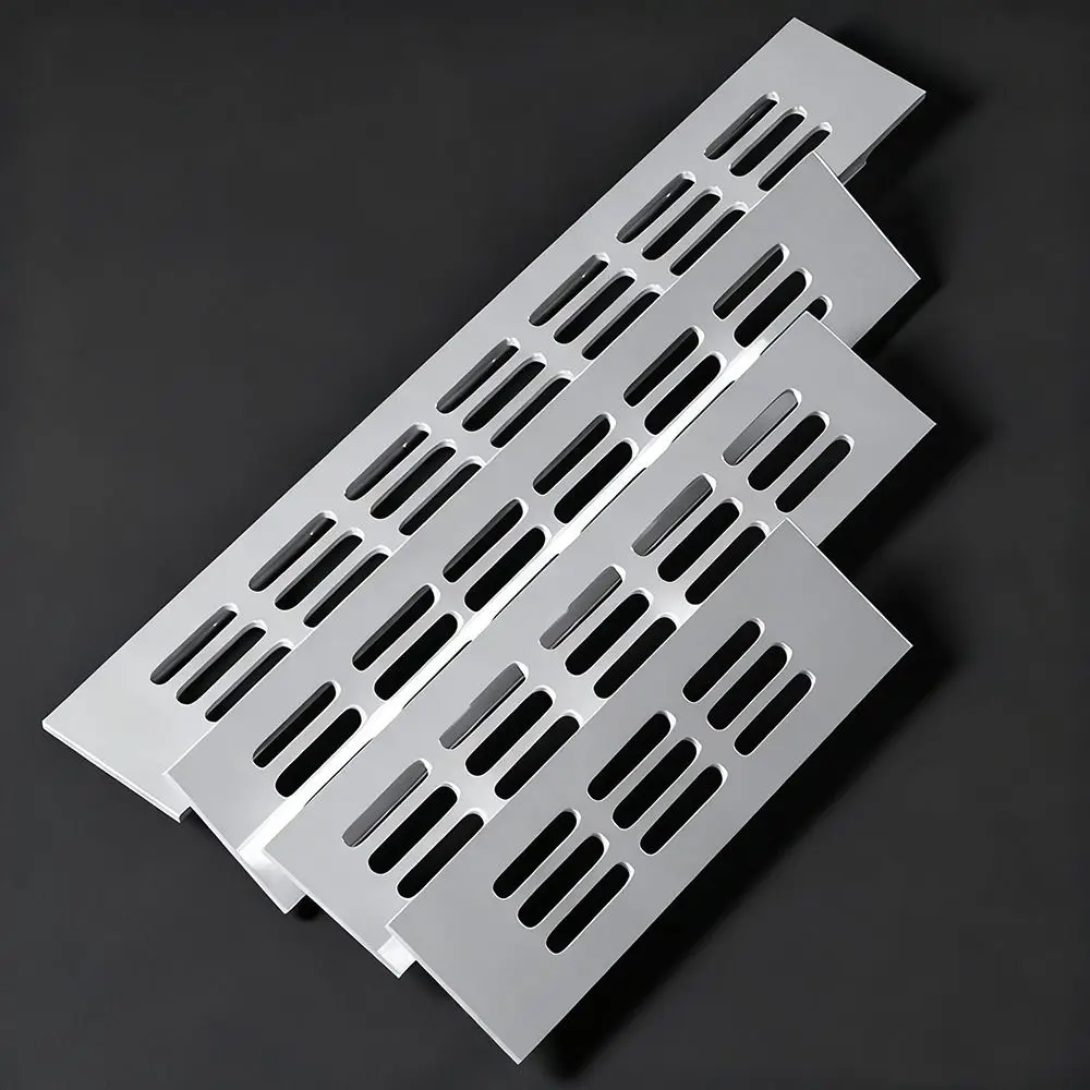 

Крышка дыхательного отверстия шкафа из алюминиевого сплава шириной 30 мм, дышащая сетка, крышка вентиляционной решетки, прямоугольная вентиляционная решетка