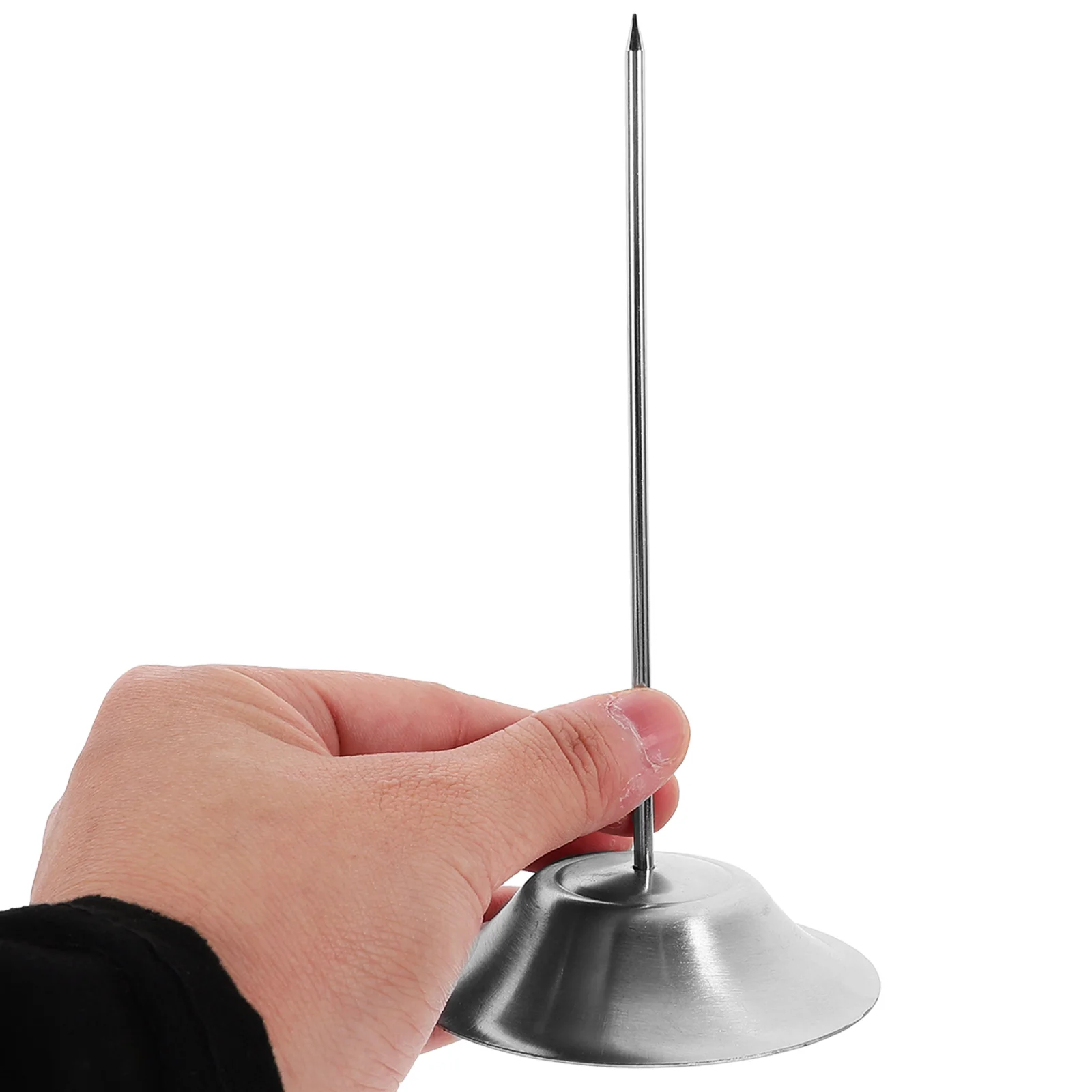 2 Pcs Restaurant Check Holder Bill Spindle Notes Invoice Accessory for Menu Summons Receipt Needle Folder Ticket Stabber