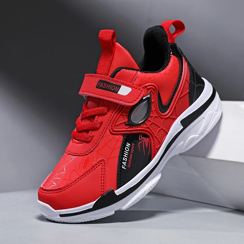 

Autumn Children Shoes Boys Sneaker Cartoon Lightweight Luxury PU Leather Sneaker Kids School Casual Sports Shoes Size 28-37