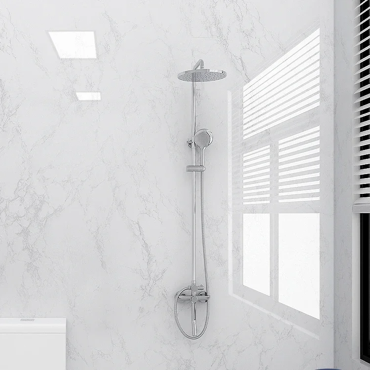 Moderne selbstklebende Tapetenrolle mit 10 Meter wasserdichten, schimmelfesten Aufklebern, für Badezimmer, Küche, Renovierung, Marmorfliesenaufkleber – Detail 7
