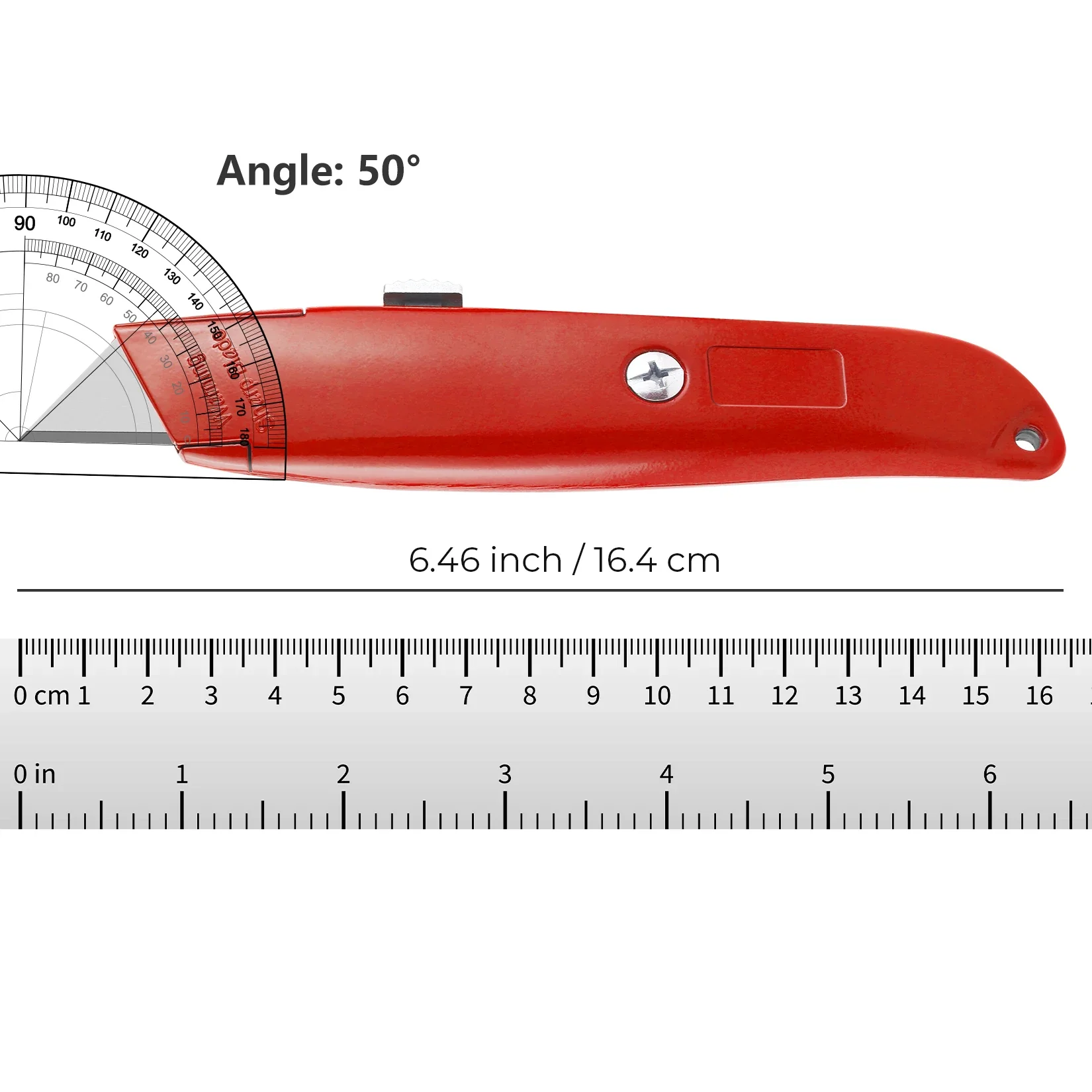 2Pack Utility Knife Box Cutter Retractable Blade Heavy Duty Utility Knife Retractable, Secure Locking,or Home, Office, School