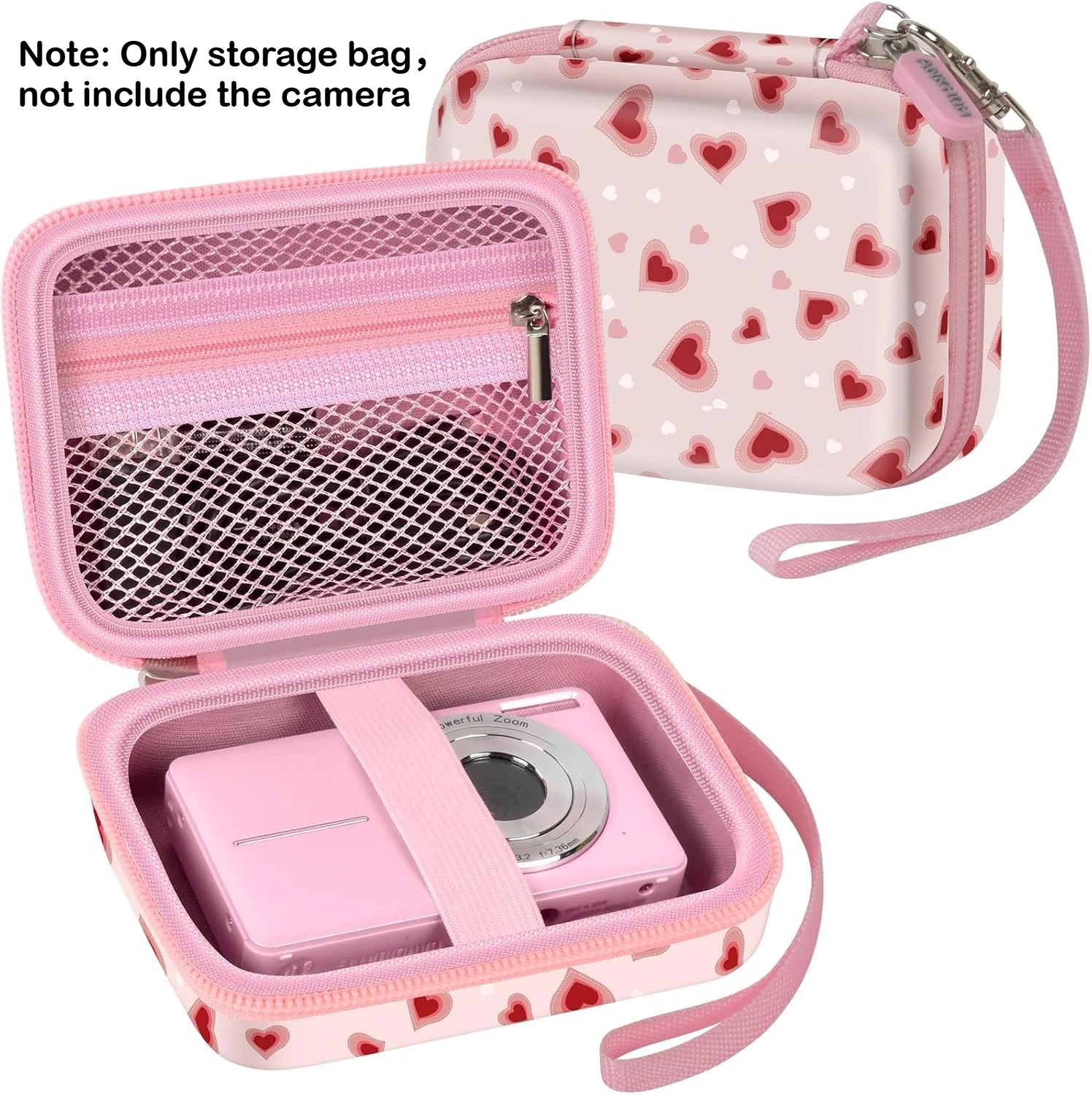Bolsa de almacenamiento para cámara digital (solo bolsa) para CAMKORY para Kodak Pixpro para VAHOIALD FHD 1080P para QUOLODOO para pulgas