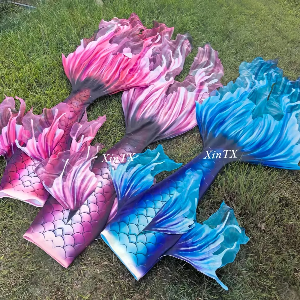 

Professional Woman Mermaid Tail Adult Swimwear Cosplay Costume Aquarium Show Diving Halloween Props Stretch Fabric